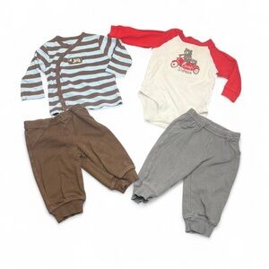 Carter’s Striped and Graphic Baby Outfit Set 6 Months